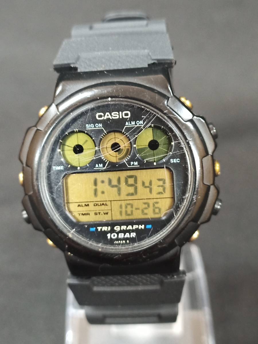 CASIO カシオ TGW-10 TRI GRAPH デジタル 腕時計 ビンテージカシオ 稼動品 格安スタート(その他)｜売買された ...