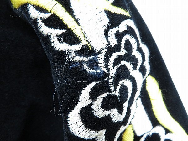 2日値下げ　美品　希少beams ✖️東洋スカジャン 黒龍虎　レディースサイズF 東洋エンタープライズ TT12064 SOUVENIR JACKET 別珍 ICELAND x サテン