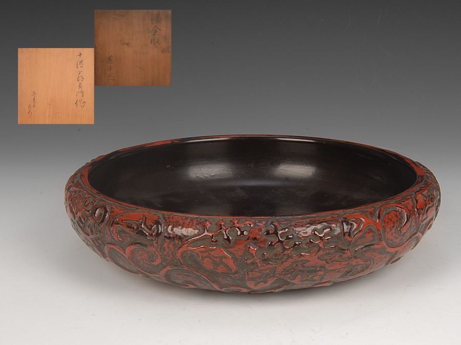 中国古玩 清時代色絵粉彩四花紋図菓子器 鉢 煎茶道具時代物 中国古玩