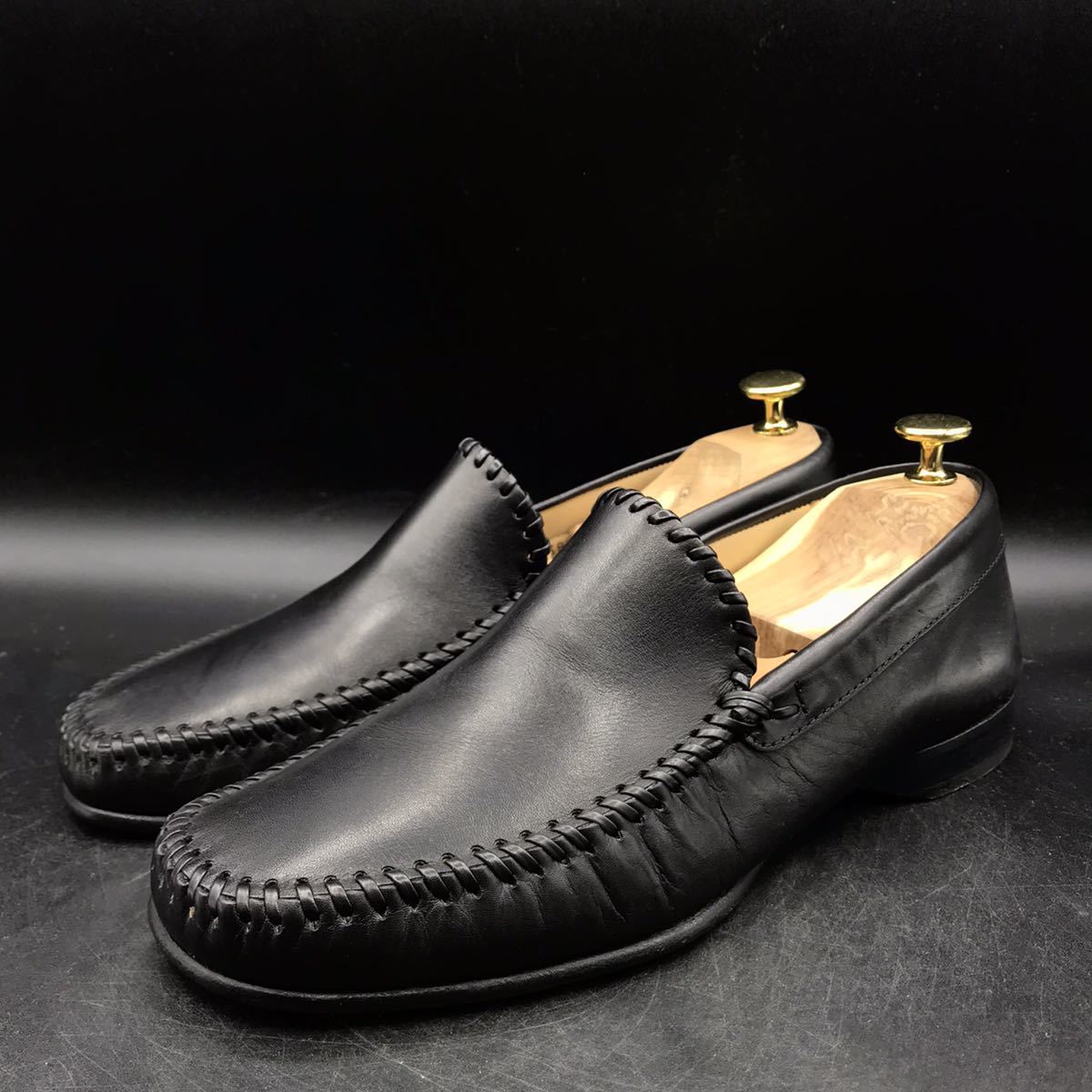 N16 良品 Salvatore Ferragamo サルヴァトーレ フェラガモ レザー 