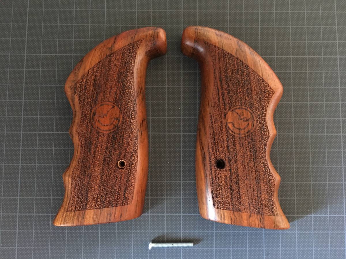 【 Kimpoi 】　Chiappa Rhino　木製 フィンガーグリップ　:　Wood grips co2 リボルバー ウッドグリップ ライノ BO VFC UMAREX