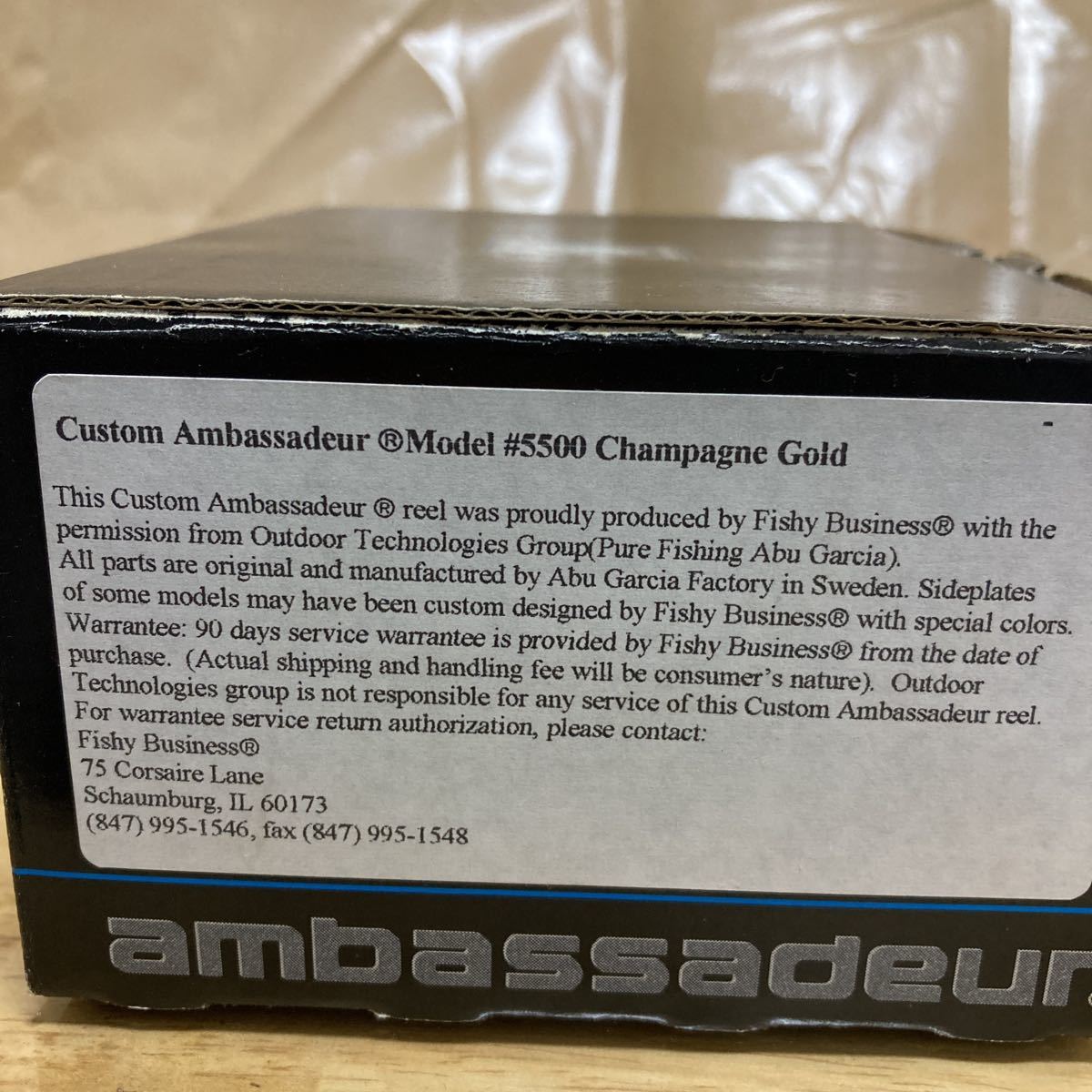 アンバサダー5500ゴールド刻印タイプサイモンシモムラ Abuアブ