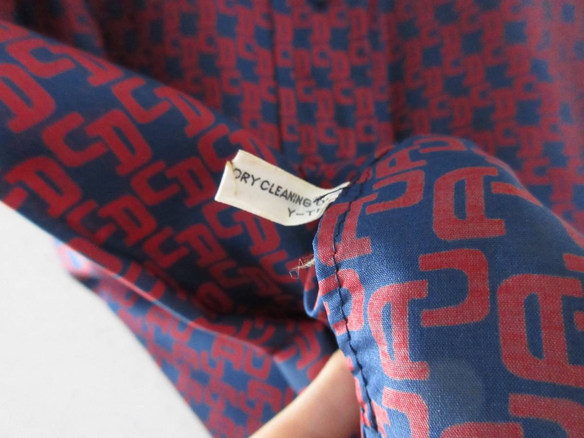 Dior Christian クリスチャンディオール ヴィンテージ ブラウス 90s シルクブラウス 総柄 - シルク リボン 刺繍 ビンテージ 高級 光沢 シャツ