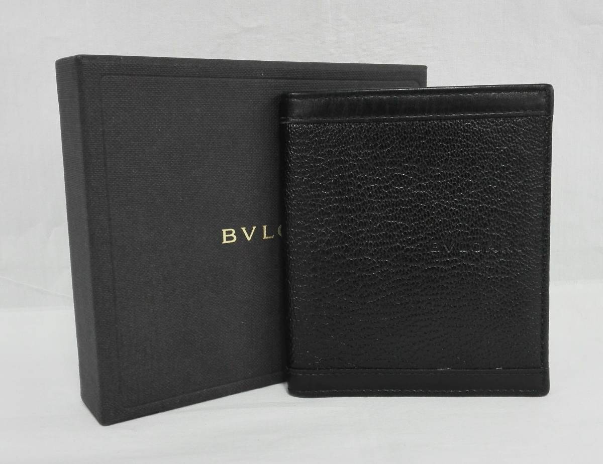 数量限定，限定セール BVLGARI ブルガリ ABMMEL 札入れ 折財布 カードケース ブラック 黒 メンズ 財布(財布)｜売買されたオークション情報、yahooの商品情報をアーカイブ公開 - オークファン 服飾小物