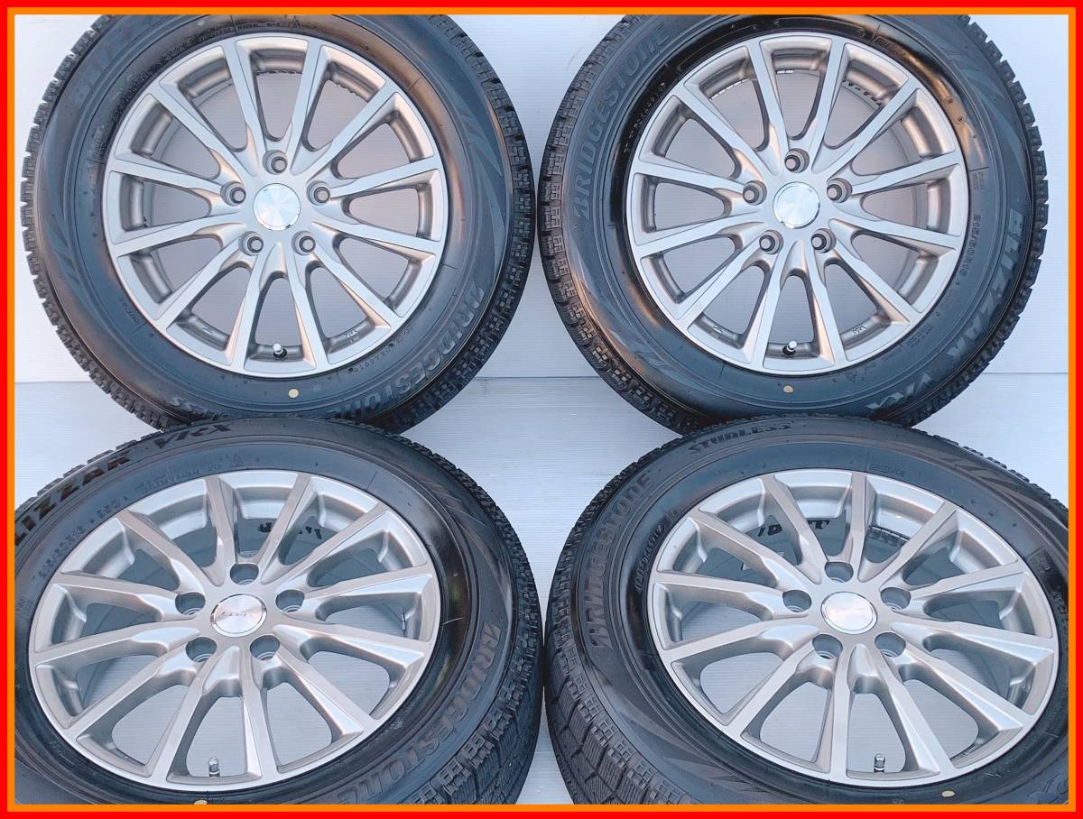 美品！LEBEN バリ山スタッドレスセット！215/60R16 19年49週製造 VRX