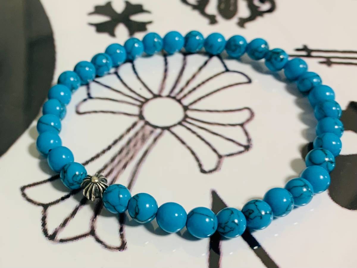CHROME HEARTS クロムハーツ CHROMEHEARTS保証書付BEAD 6mm クロス