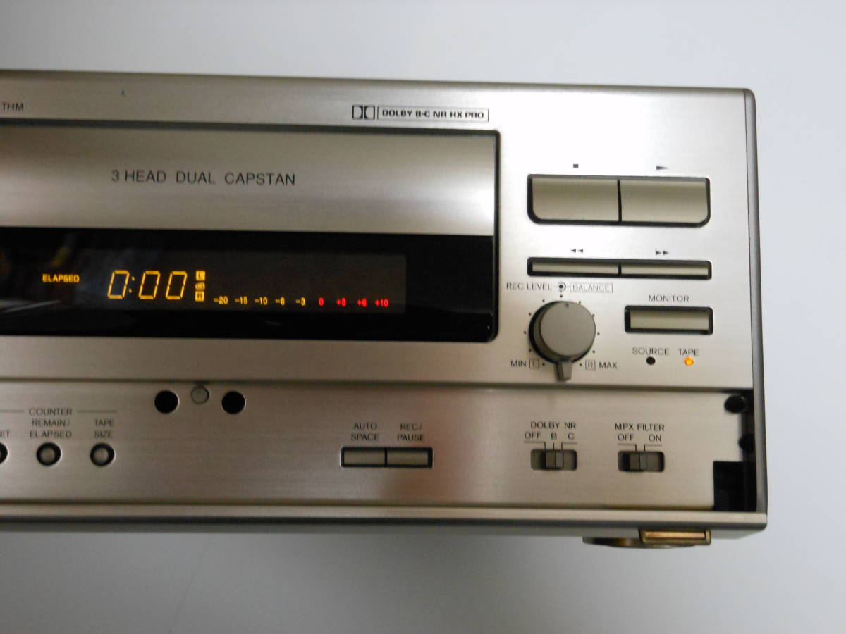 ONKYO K-511THM ジャンク品 ONKYO カセットデッキ K-511THM 昭和