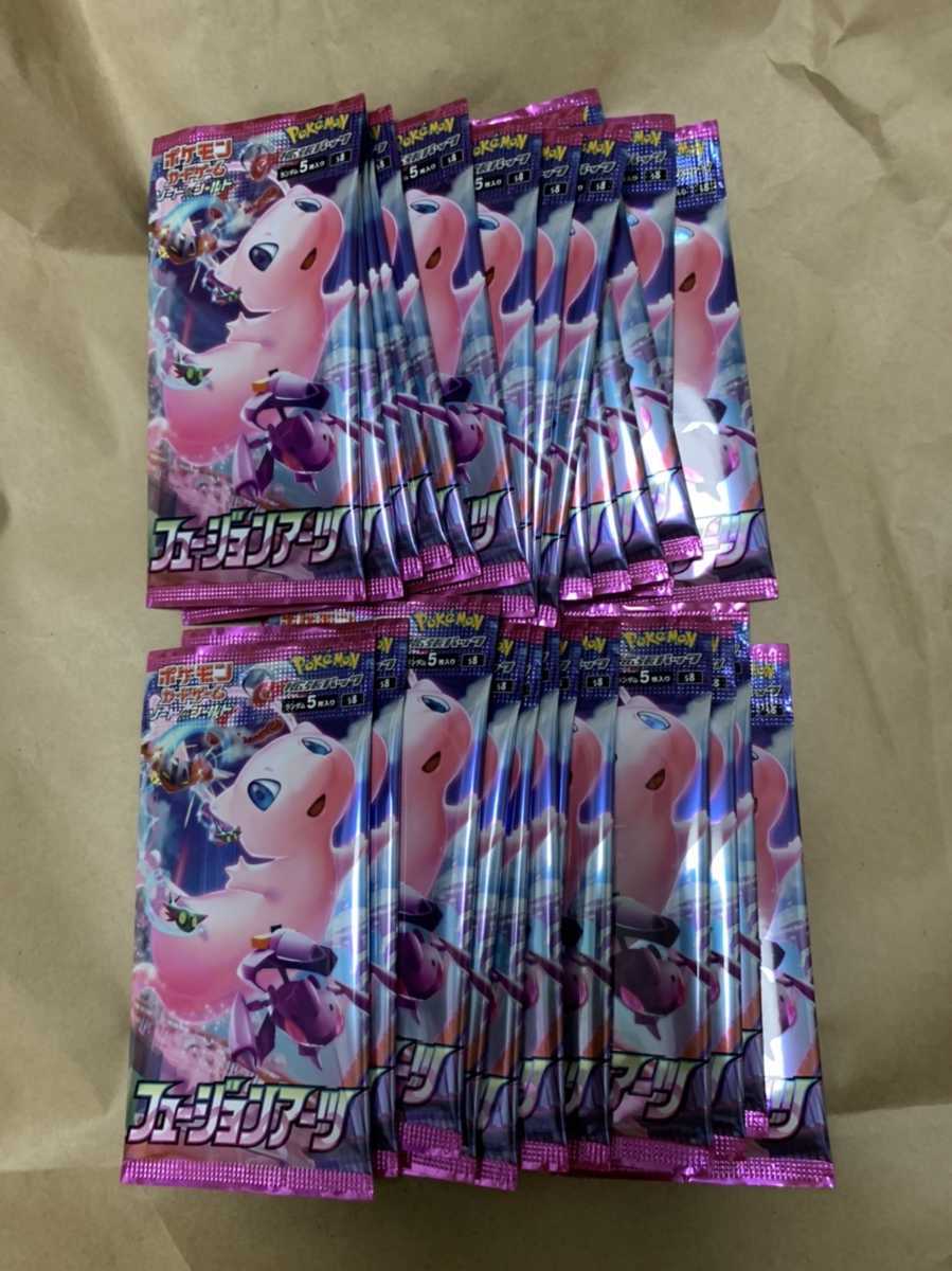 新品未開封 30パック セット フュージョンアーツ ソード&シールド ポケモンカード ポケカ