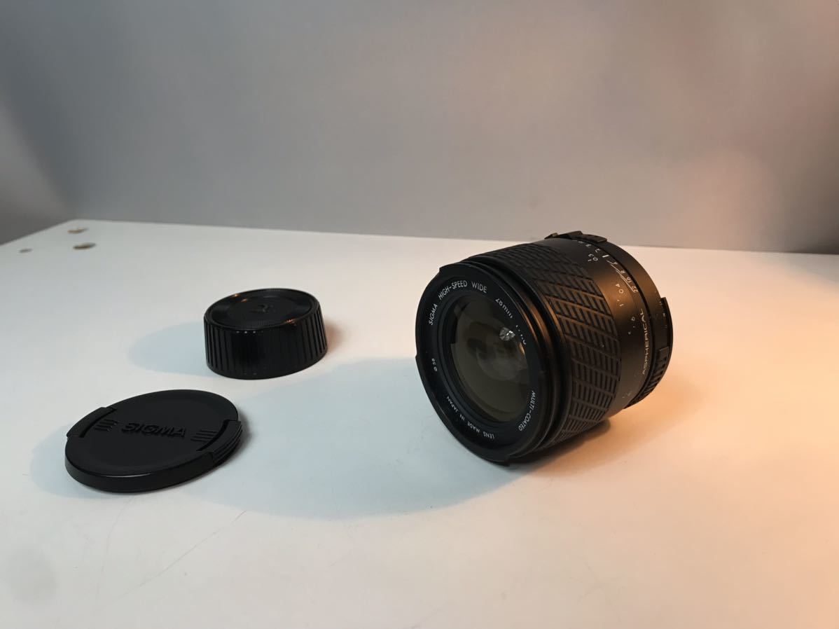 SIGMA HIGH-SPEED WIDE 28mm 1:1.8 単焦点レンズ シグマ ニコン用 動作