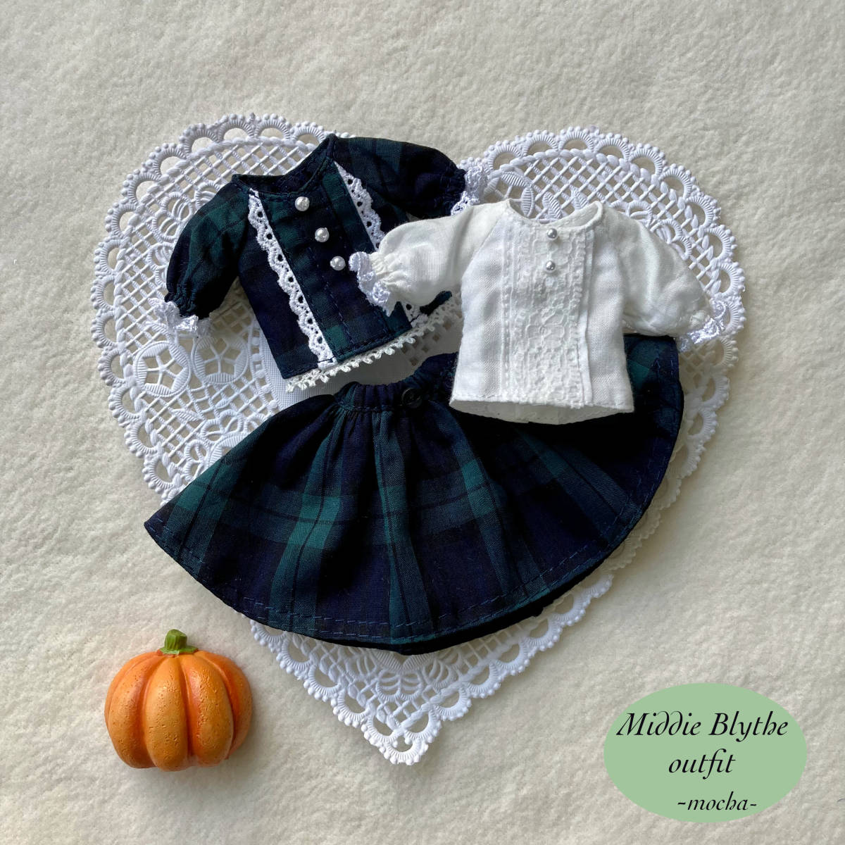 ♪ミディブライスoutfit ＊ハンドメイドmocha＊オータムコーデセット_7