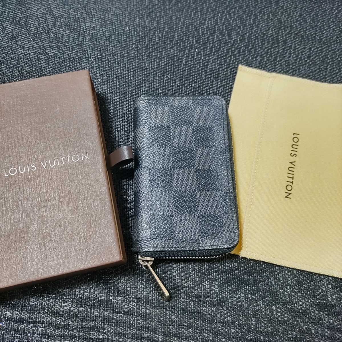 LOUIS VUITTON ダミエグラフィット ジッピーコインパース 美品