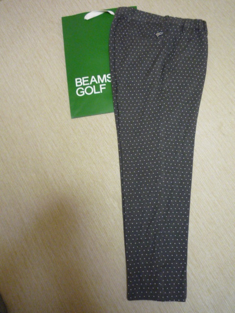 BEAMS GOLF☆ビームスゴルフ★PLジャージドットパンツ【46】未使用裾丈72㎝処理済
