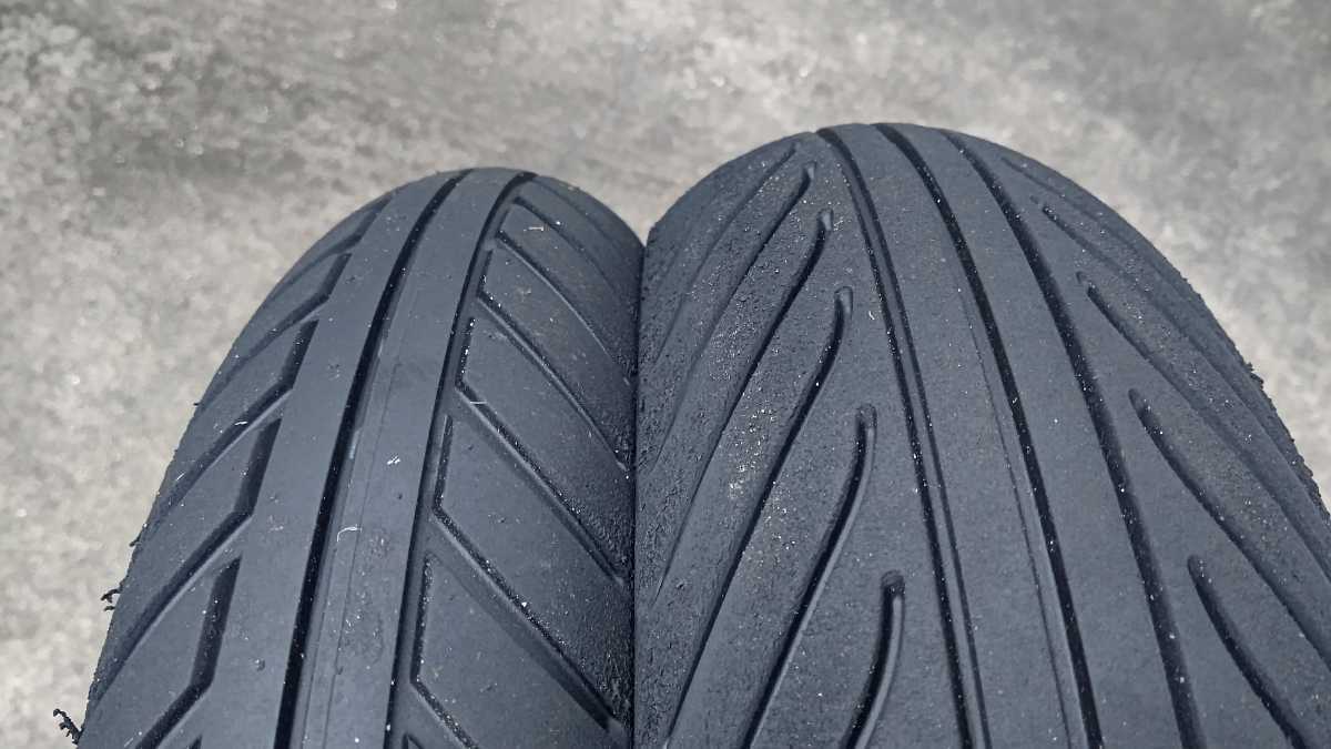 KR345レーシングレインタイヤセット【NSR50/80，NSF100，GROM，エイプ