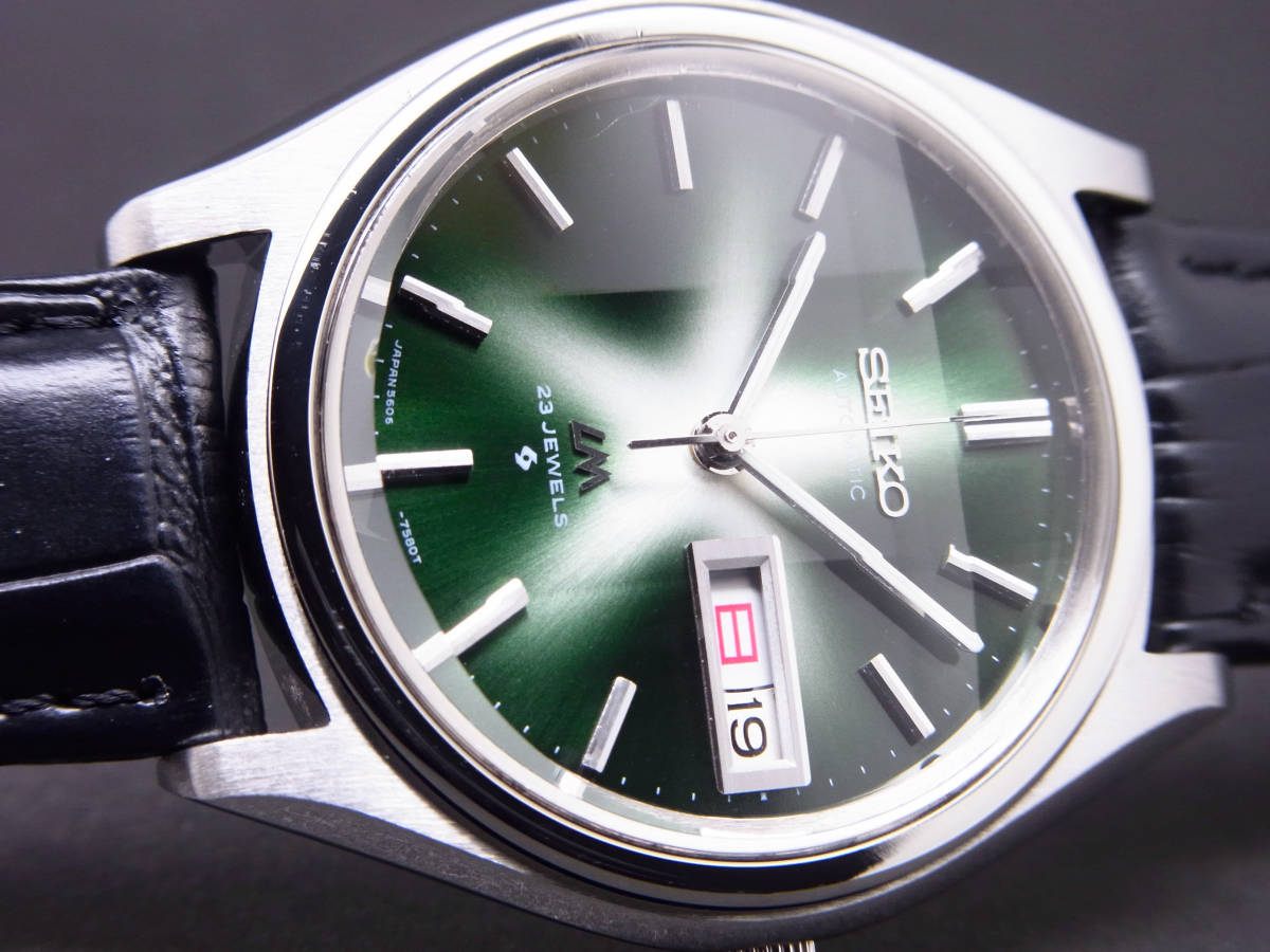セイコー ロードマチック SEIKO カットガラス LM ブルー スペシャル 9