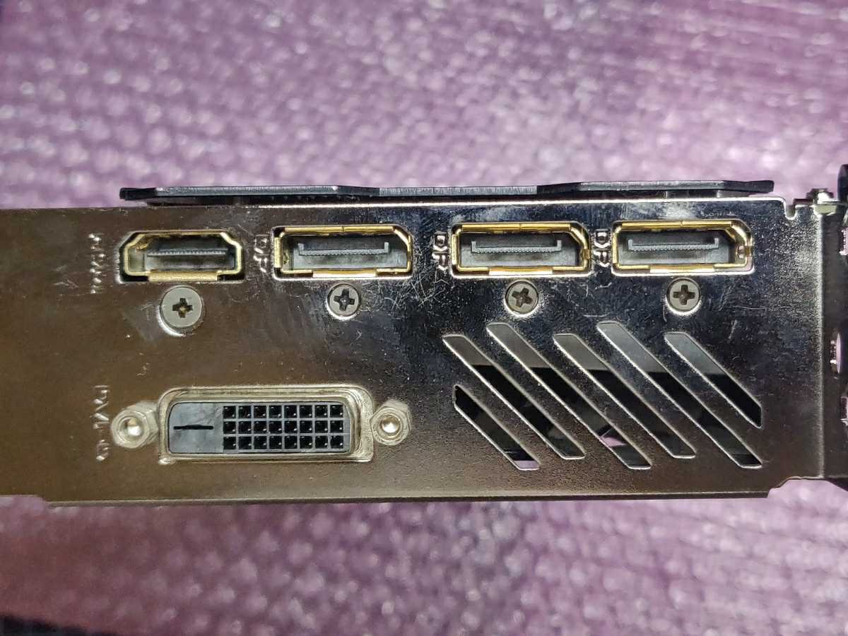 GTX1080 ビデオカード GIGABYTE N1080G1 GAMING-8GD　動作品　送料込み GTX GIGABYTE GV-N1080G1 Card, Rock 1080「GV-N1080G1