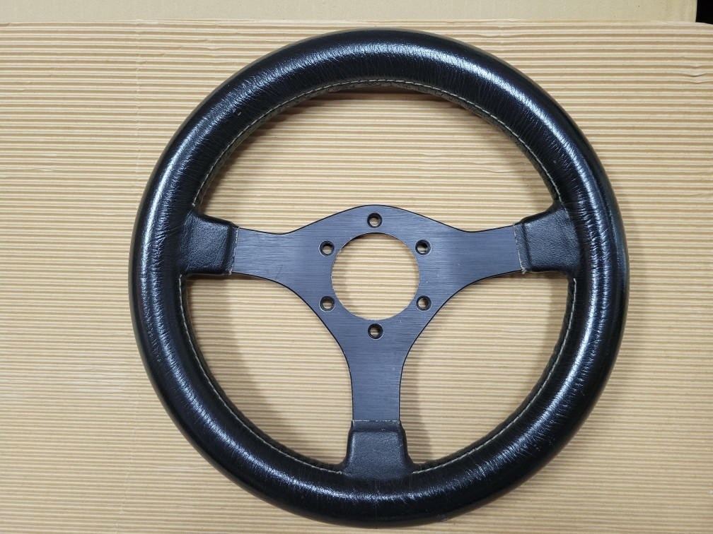 ウッドハンドル 29φ 小径 ステアリング 当時物 旧車 街道レーサー OBA