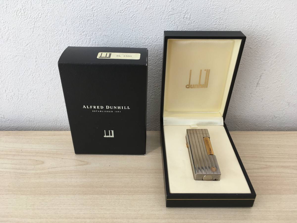 ダンヒルライター牛革ケース‼️ H13263》dunhill ダンヒル ライター シルバー ガスライター 喫煙具