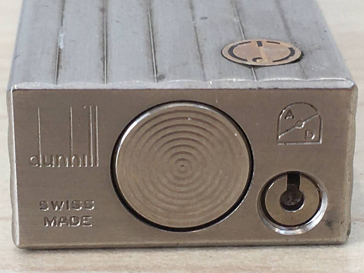 H13263》dunhill ダンヒル ライター シルバー ガスライター 喫煙具