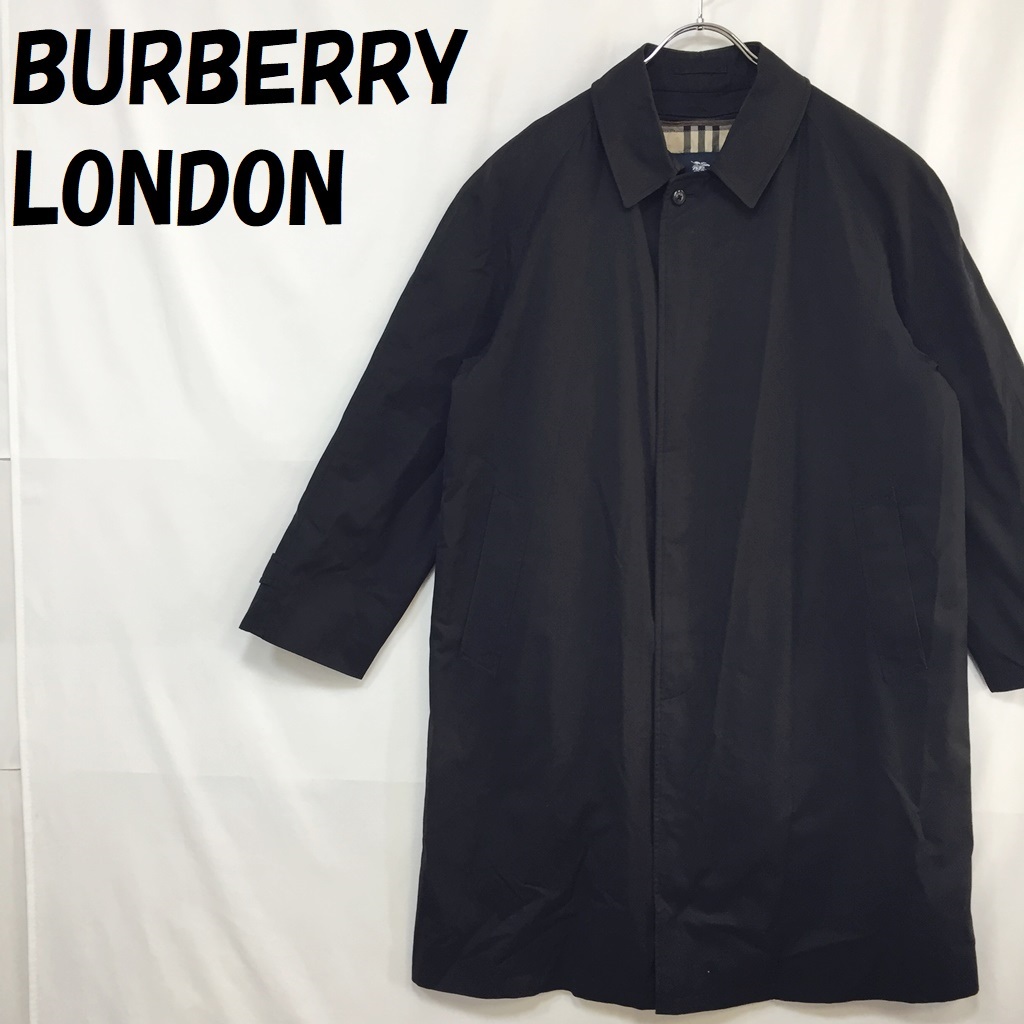 美品 三陽商会 Burberrys' バーバリー ヘンリーネック ミックスウール