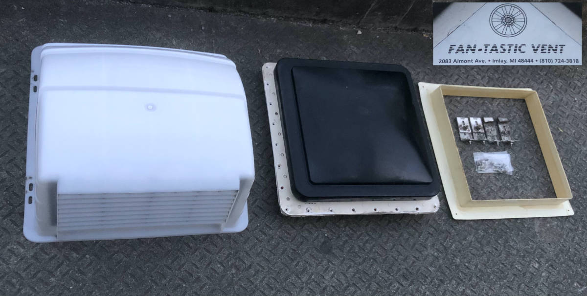 ファンタスティックベント FANTASTIC VENT キャンピングカー キッチンカー RV ハイエース 換気扇 ルーフベント ベントカバー
