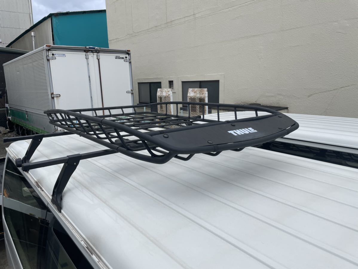 得価，人気SALE THULE スーリールーフキャリア ルーフラック 200 ハイエースに取り付け 直接引き取りのみ(ルーフキャリア)｜売買されたオークション情報、yahooの商品情報をアーカイブ公開 - オークファン ルーフキャリア