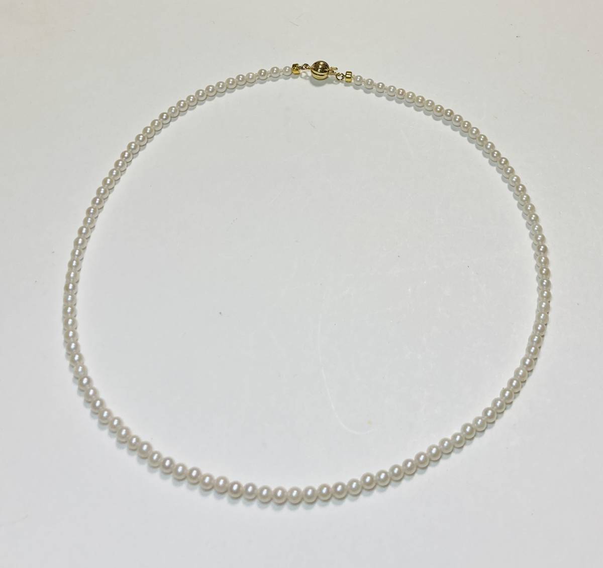 14金 14K 希少 あこや 3-3.0mm ベビーパール ネックレス ネックレス 