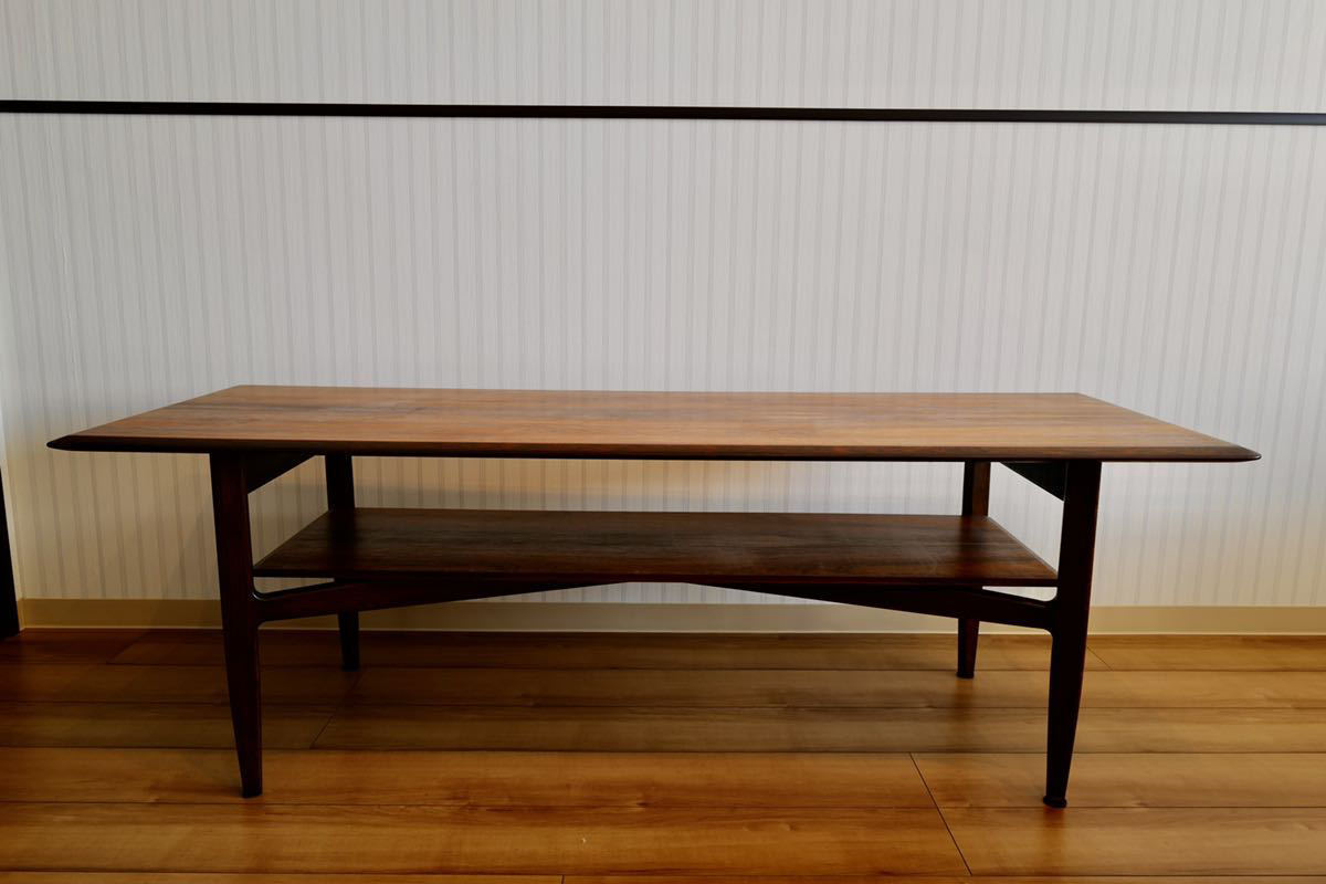 北欧 ヴィンテージ ローズウッド テーブル SKIVE MOBELFABRIK / Soborg mobler_1