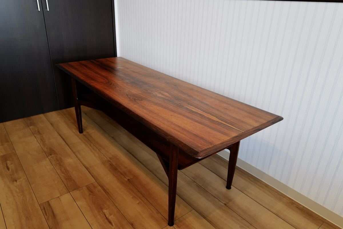 北欧 ヴィンテージ ローズウッド テーブル SKIVE MOBELFABRIK / Soborg mobler_2