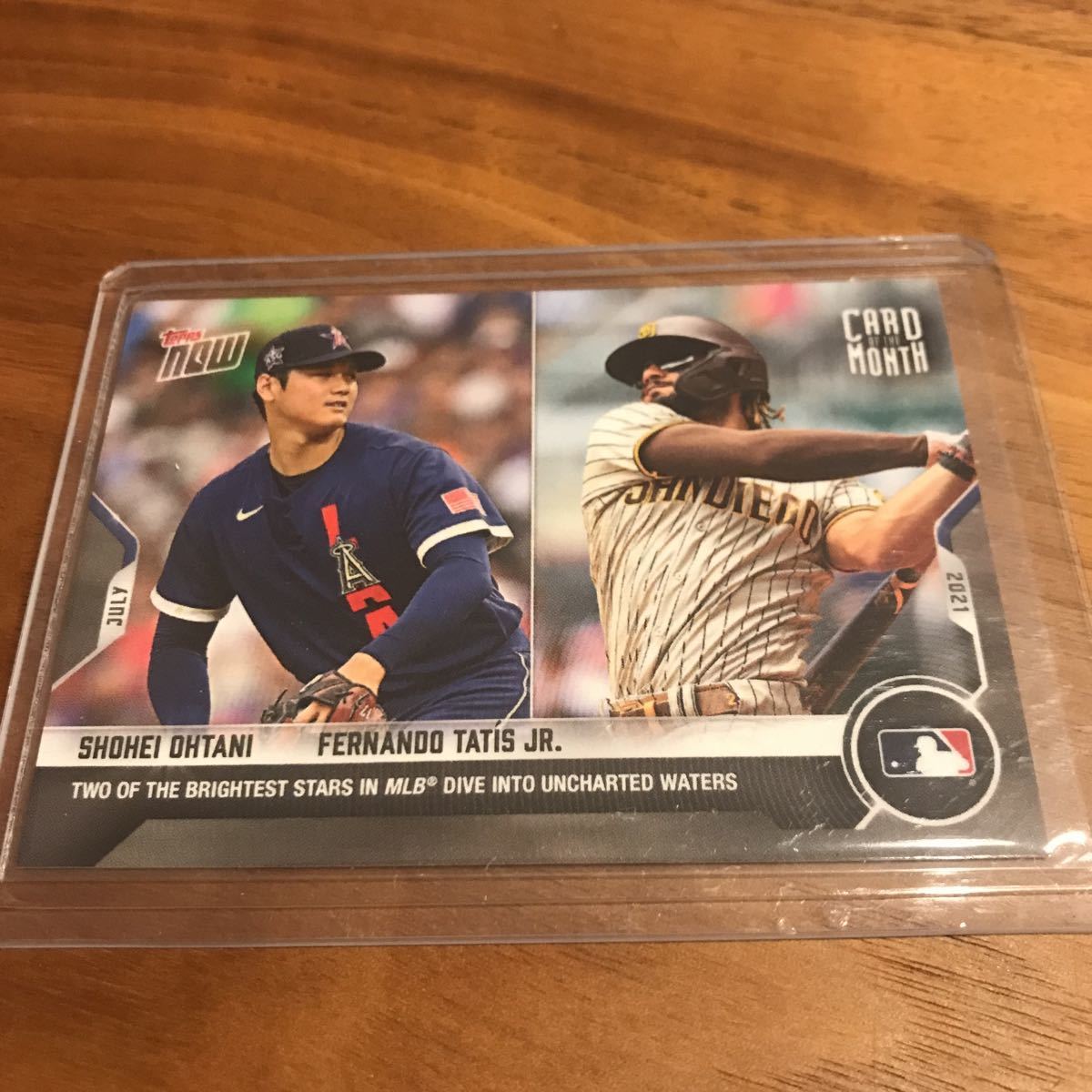 topps now 大谷翔平×TATIS JR CARD OF THE MONTH 2021 JULY 大谷翔平 Topps