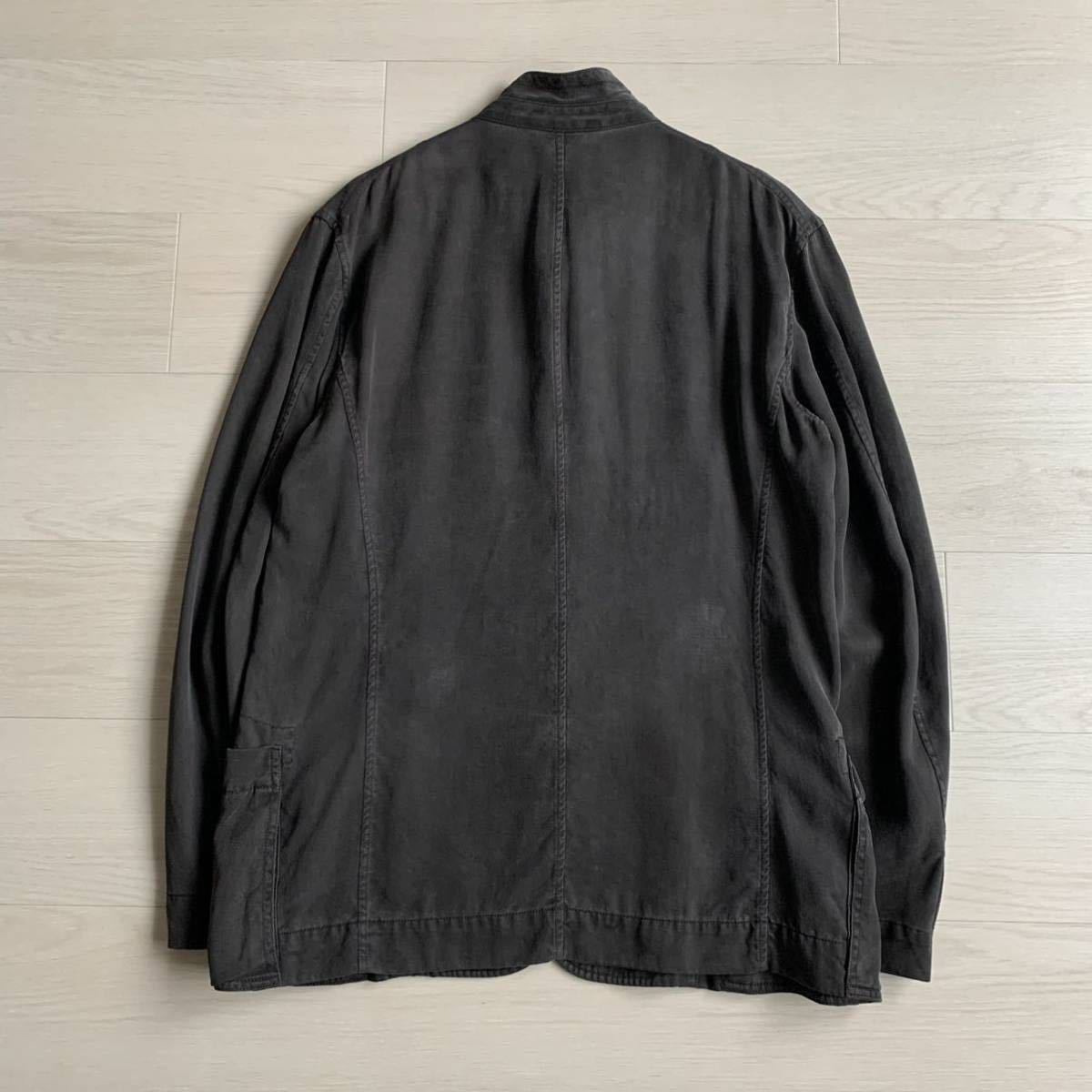 希少 90s 00s ISSEY MIYAKE MEN 墨黒 ムラ染め マルチポケット  