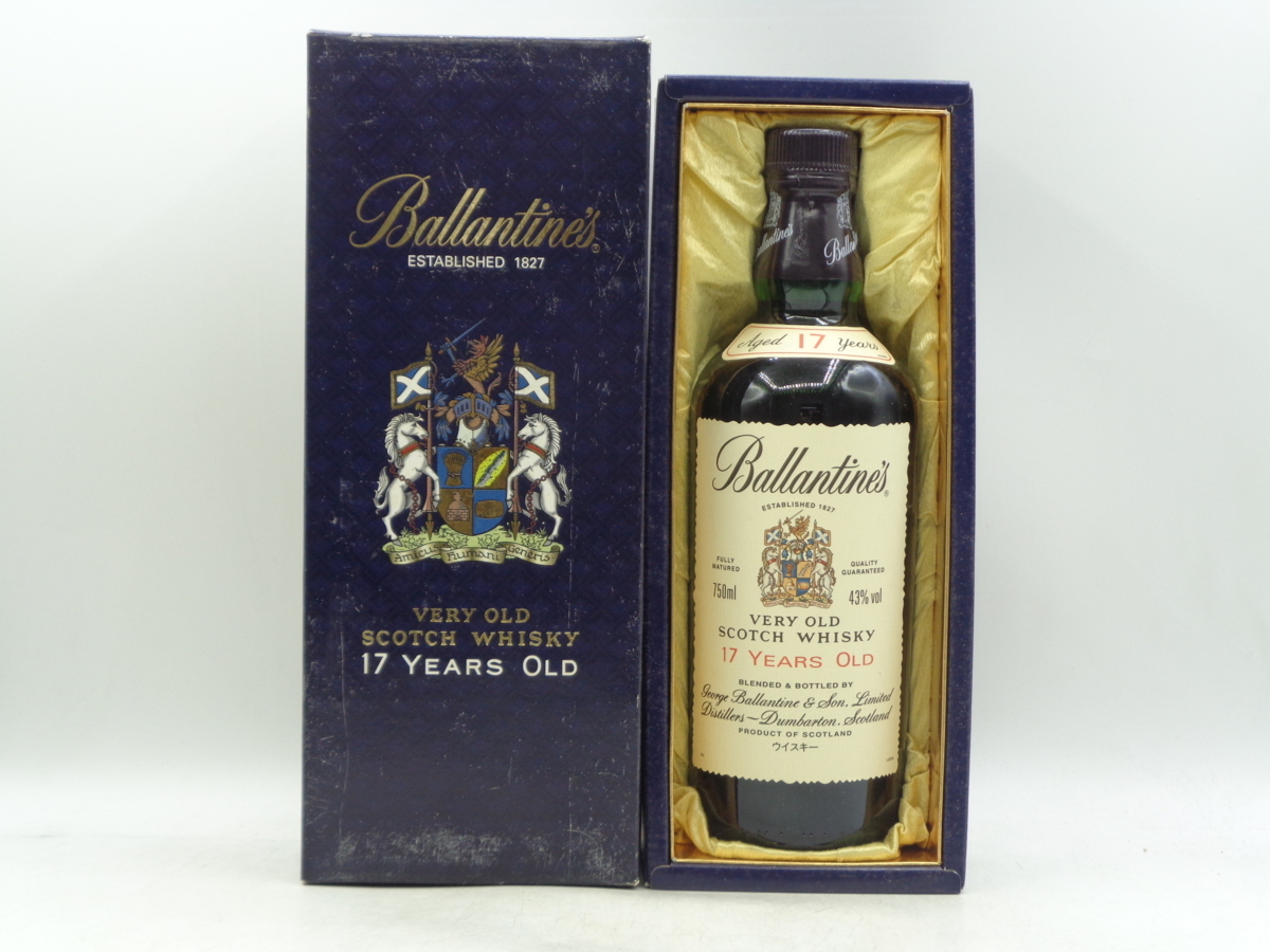 【未開栓】 古酒 Ballantine’s バランタイン ◆ 17年 ベリーオールド 750ml 43％ スコッチ ウイスキー 箱付き ◆ 管51486 17年 バランタイン スコッチ 古酒★Ballantine's&frasl;バランタイン 207203古酒〇未開栓 750ml(1491g