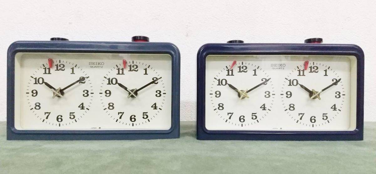 対局時計　音声対局時計　セイコー　クオーツ　クロック QZ569K 将棋対局時計 2個 SEIKO セイコー 日本製 日本将棋連盟 日本棋院 関西