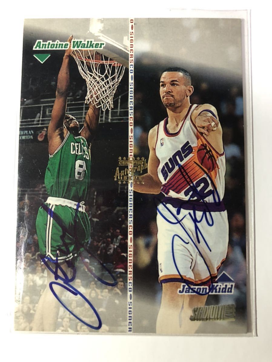 99 STADIUM CLUB Co-Signers Jason Kidd Antoine Walker ジェイソン