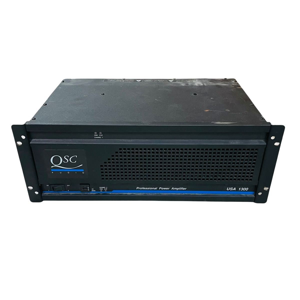 QSC USA 1300 パワーアンプ Professional Power Amplifier アンプ 現状