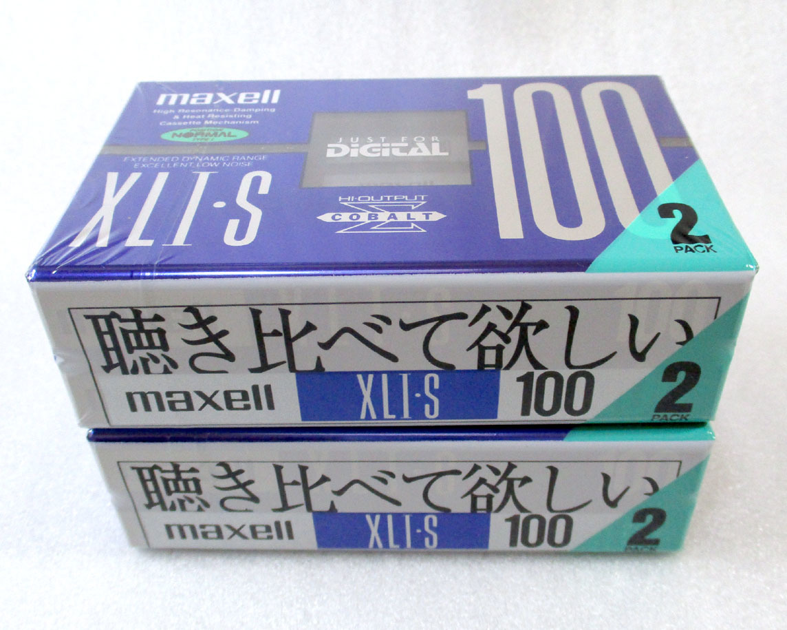 ★maxell　XLI-S　ノーマル　100分　4本セット　未使用★S8481