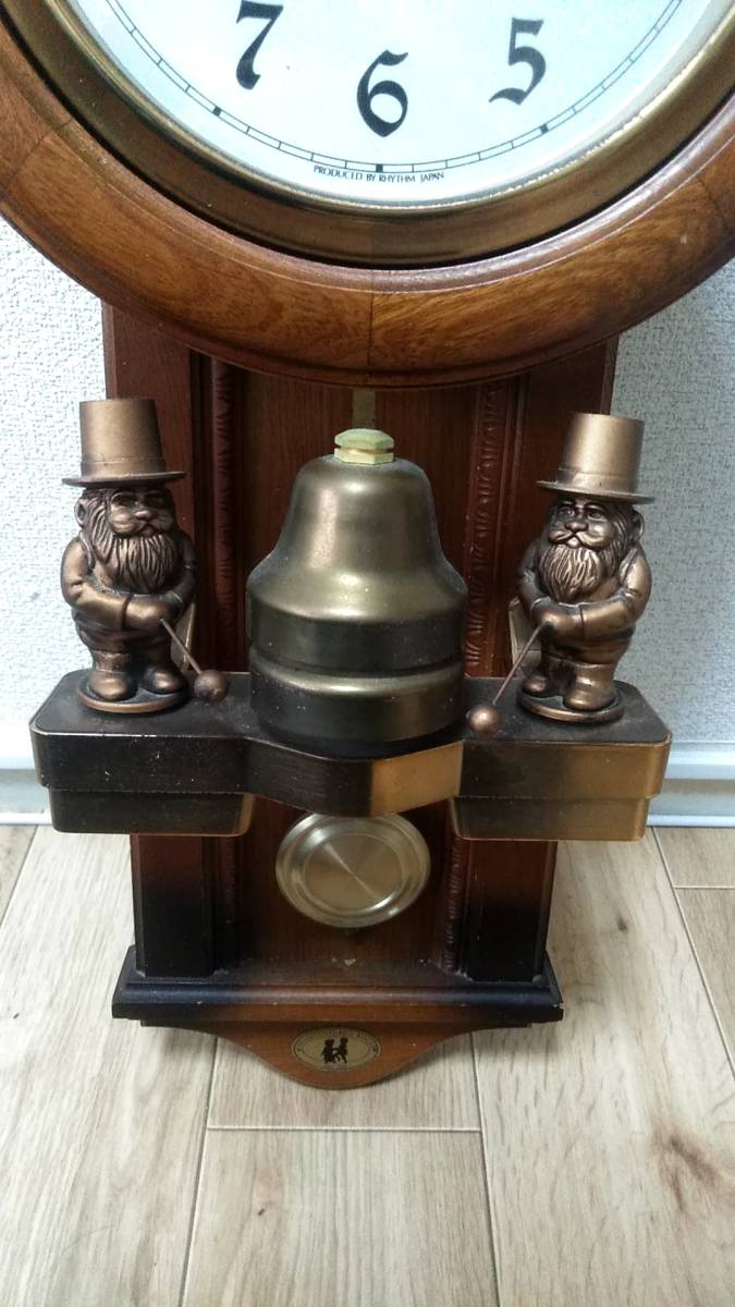 1円～】Small World/スモールワールド リズム時計 柱時計 クォーツ