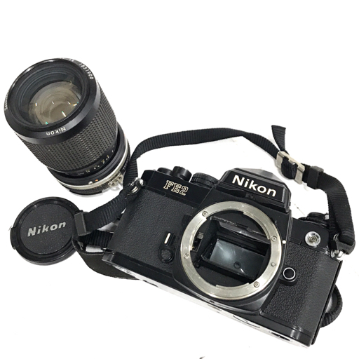 ジャンク品　Nikon FE2一眼レフカメラ 35-105mmレンズ付き カメラ ジャンク品 Nikon FE2一眼レフカメラ 35-105mmレンズ付き