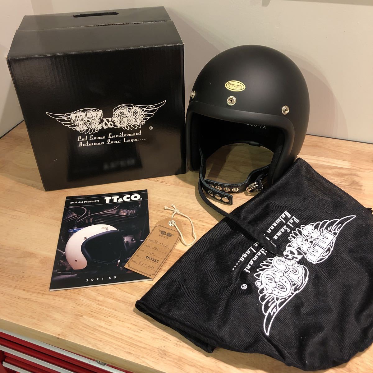 TT &CO ジェットヘルメット 500TX ダブルストラップ仕様 【公式通販】