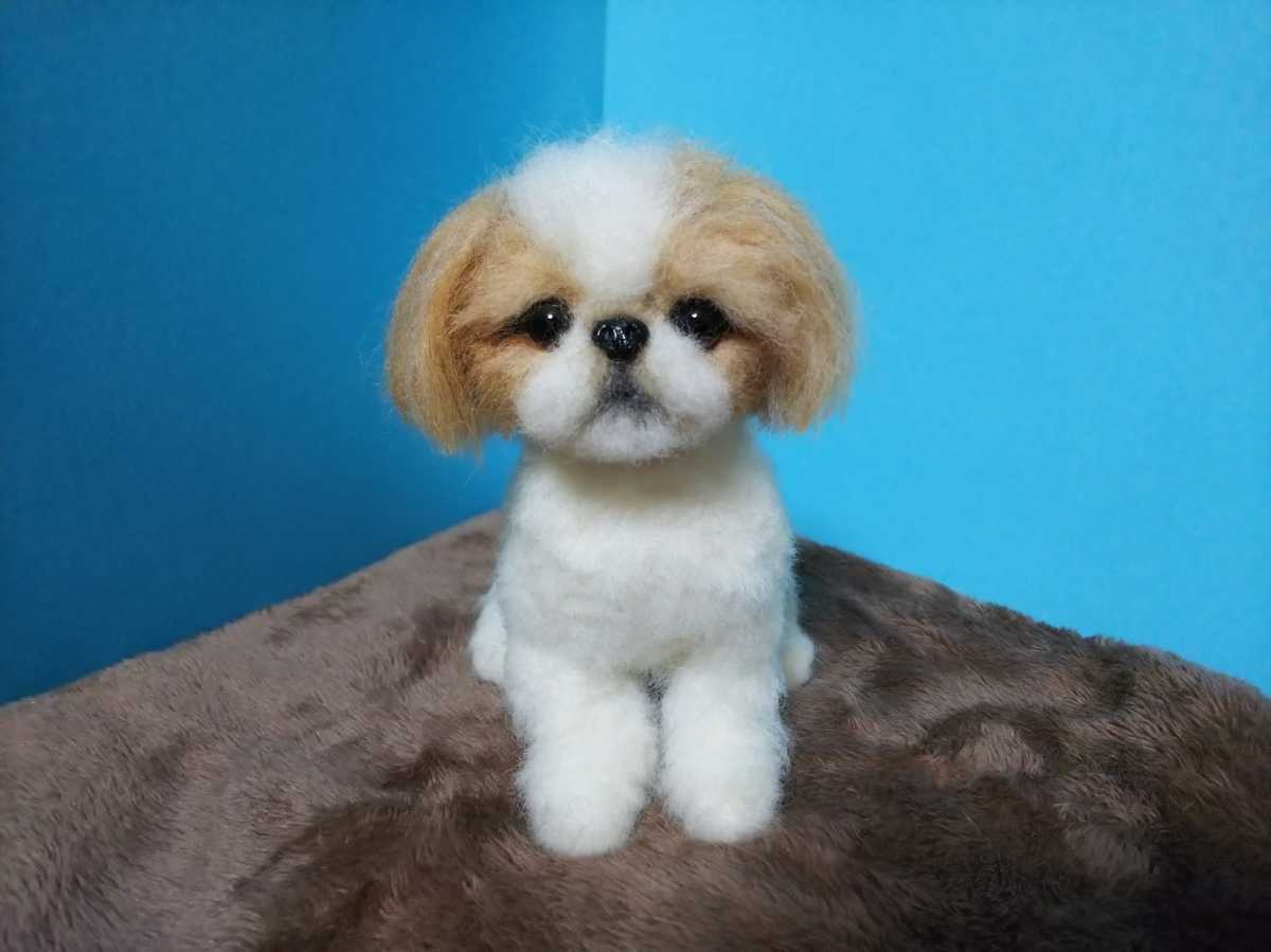 羊毛フェルト - シーズー 犬 Yahoo!オークション ハンドメイド 