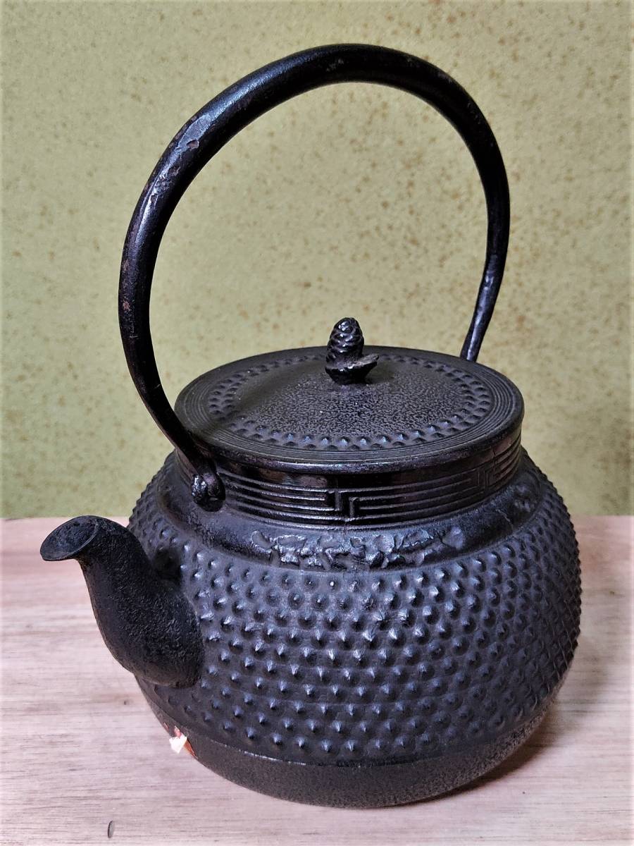 南部鉄器 南部鉄瓶 鳳文堂 及精鋳造所 鉄瓶 及精 OISEI 明治