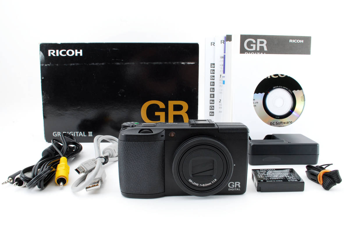美品 RICOH リコー GR III ✨超美品✨ Ricoh GR Digital III シャッター