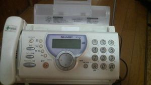 ★ファクシミリホン　SHARP　fappy　UX-F10CL★ジャンク扱いで_1