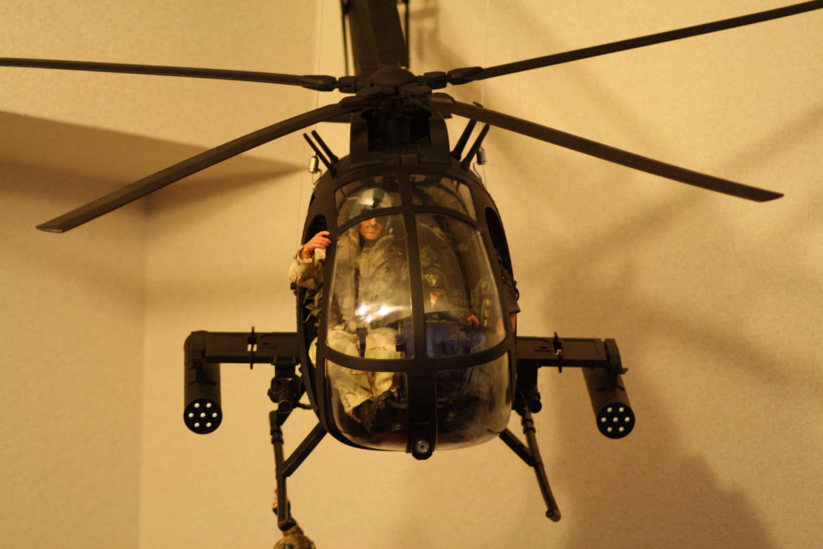 AH-6リトルバードヘリコプターヘリコプター 1/6スケール 21st Century