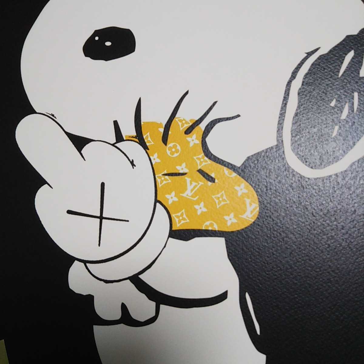 DEATH NYC 世界限定100枚 アートポスター スヌーピー SNOOPY カウズ