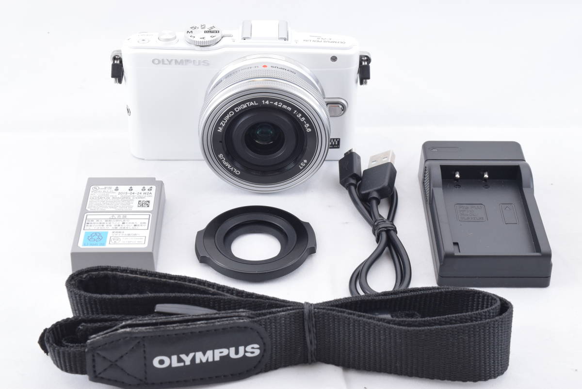 OLYMPUS オリンパス PEN Lite E-PL6 ホワイト M.ZUIKO DIGITAL 14-42mm