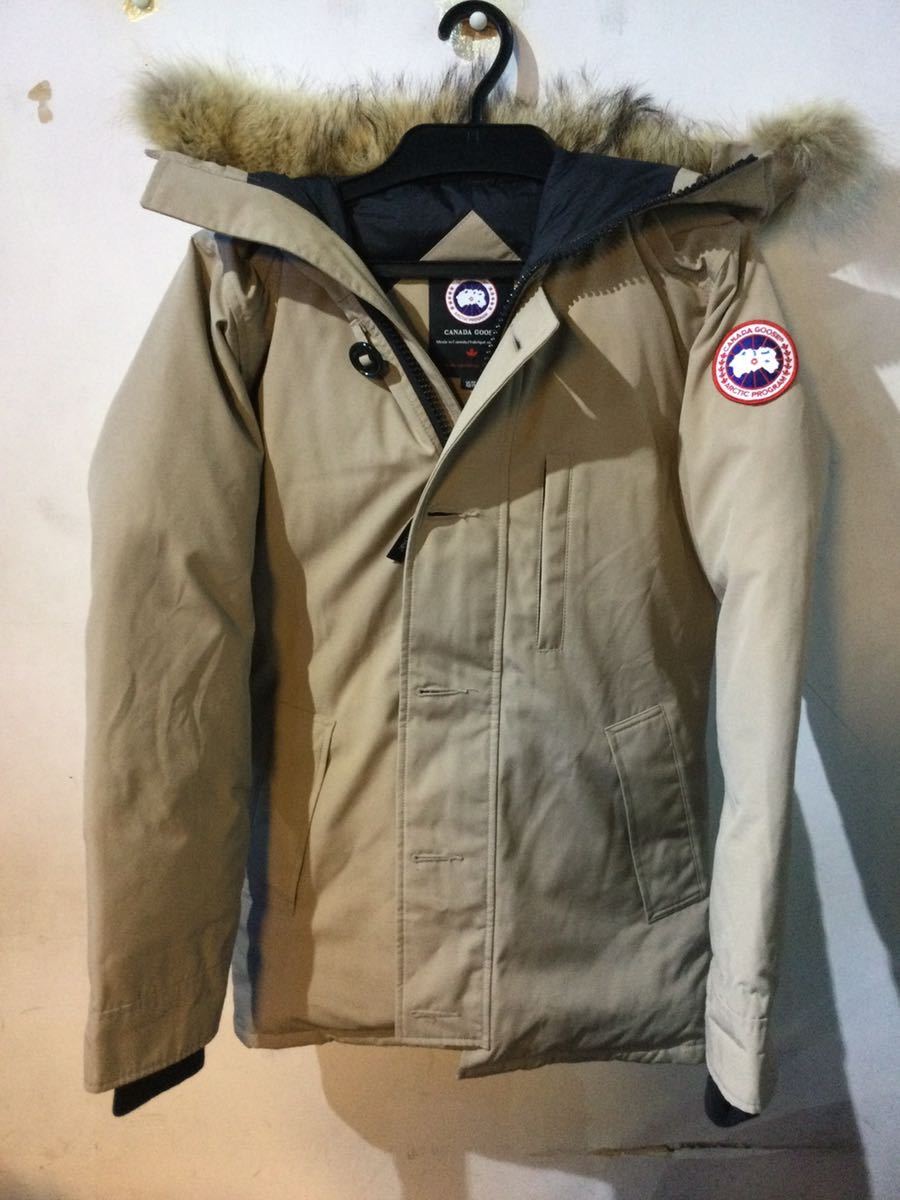 CANADA GOOSE カナダグース ダウンジャンパー XSサイズ ベージュ 