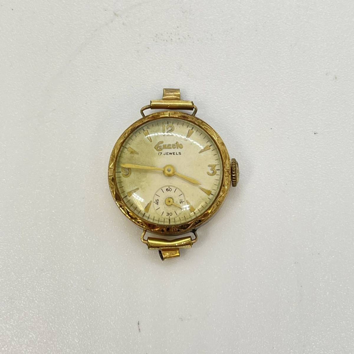 ジャンク 【11000円スタート】WITTNAUER／14K GOLD L＆K 手巻き時計 