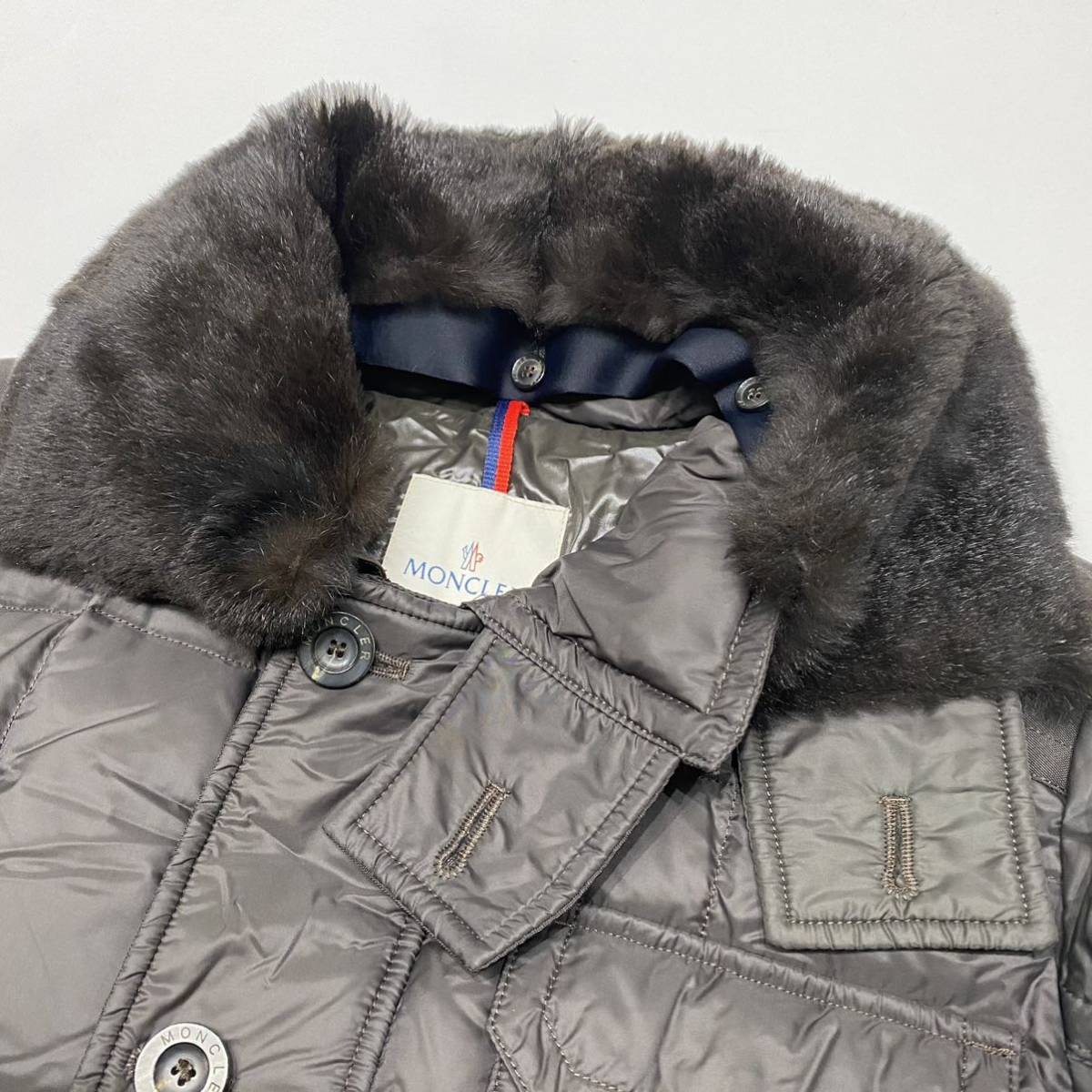 正規品 モンクレール MONCLER ファー ダウン ジャケット 1 