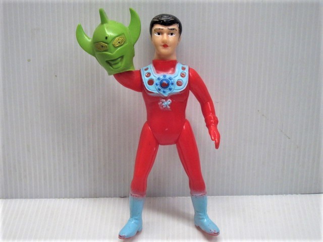 当時物！ 無版権 ウルトラマンレオ 面替え ソフビセット ブルマァク 