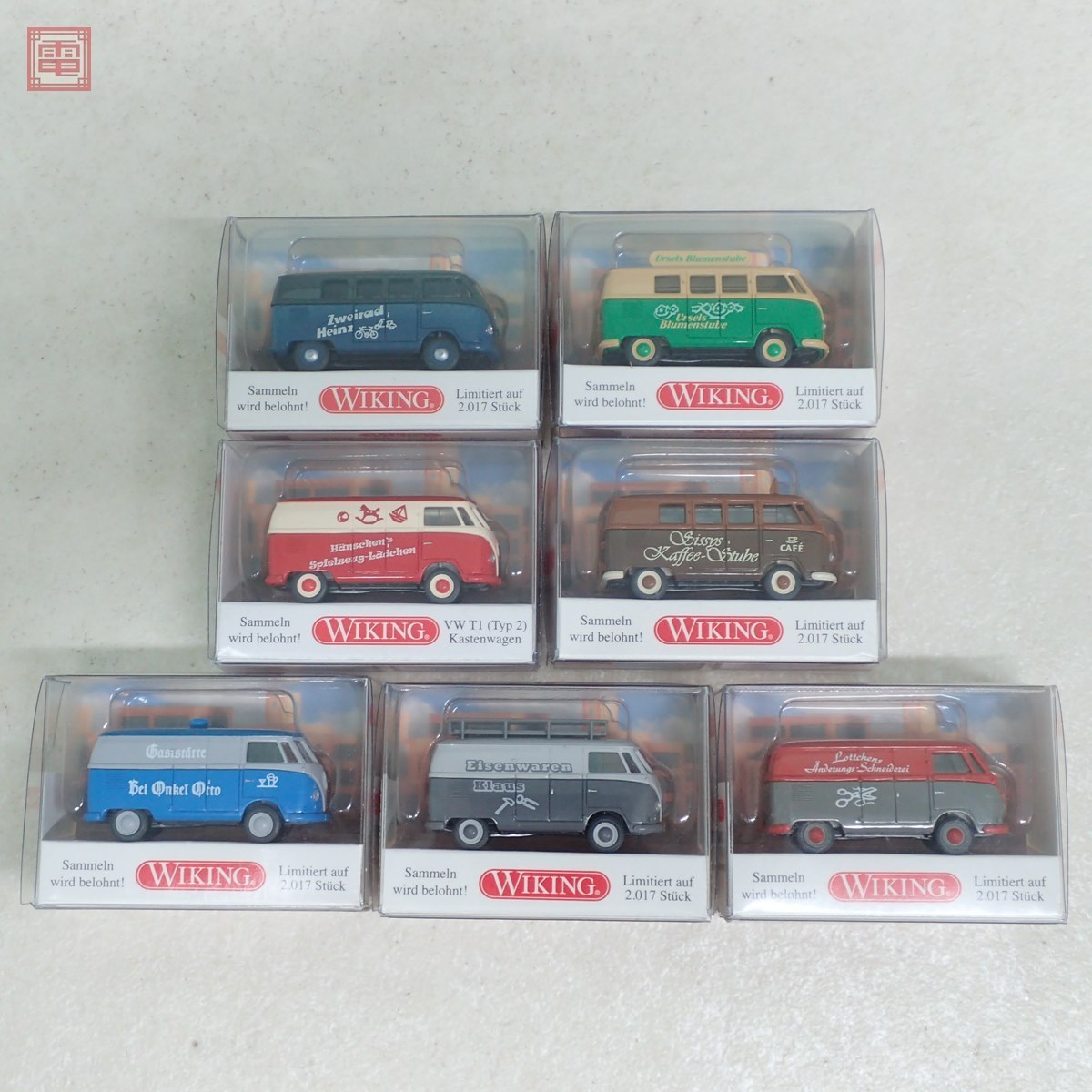 ヴィーキング 1/87 フォルクスワーゲン VW T1 (Typ 2) バス/カステン 